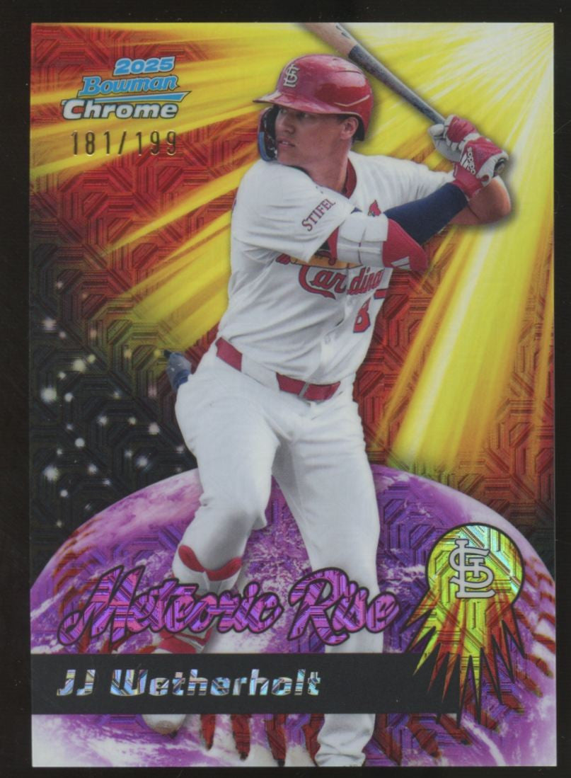 2025 Bowman Chrome JJ Wetherholt Meteoric Rise Mojo /199 #MR-20
