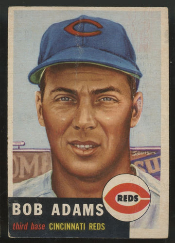 1953 Topps Bob Adams #152 Fair