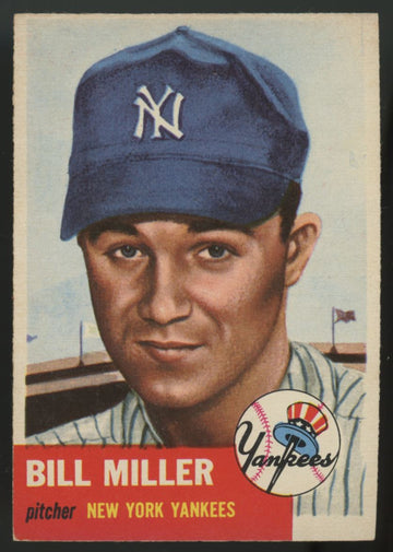 1953 Topps Bill Miller #100 EX/MT