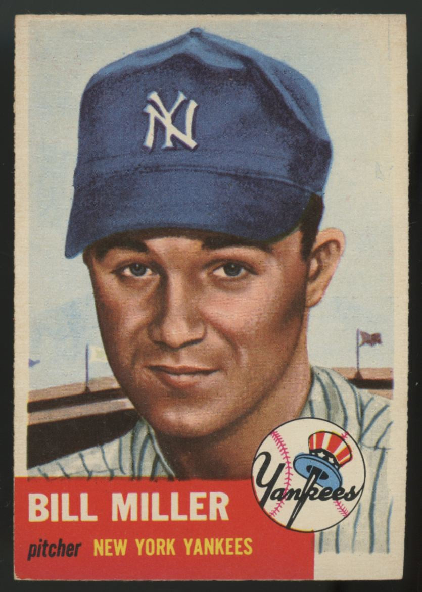 1953 Topps Bill Miller #100 EX/MT