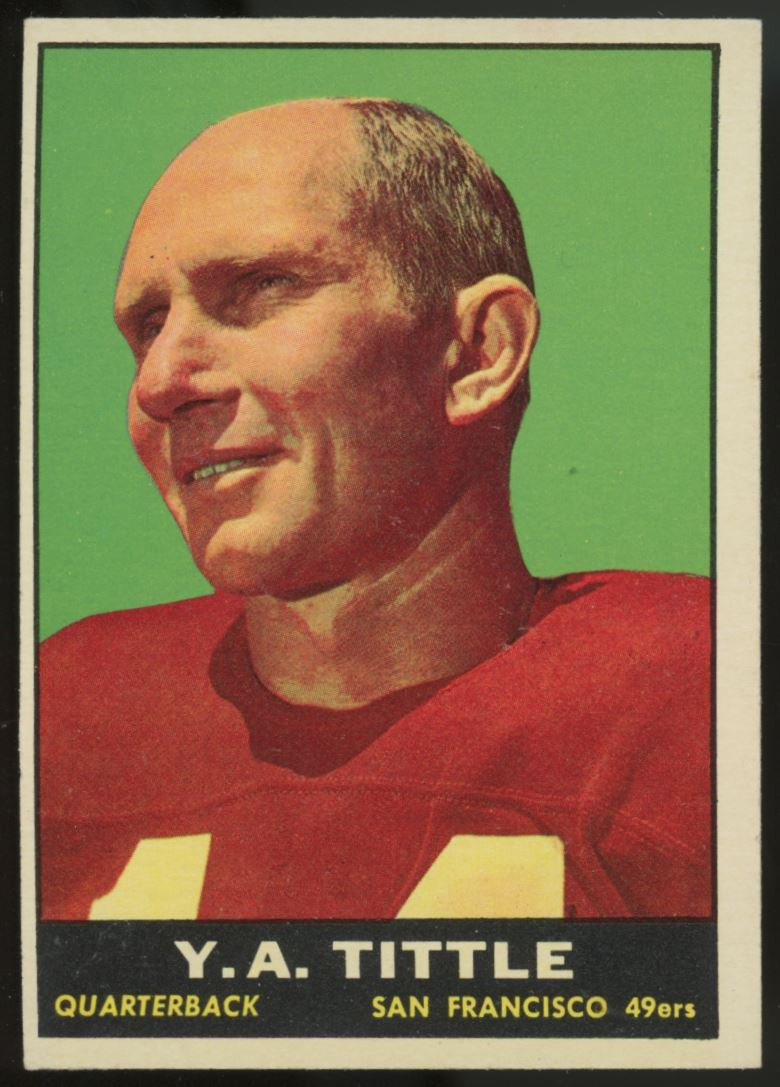 1961 Topps Y.A. Tittle #58 EX-EX/MT