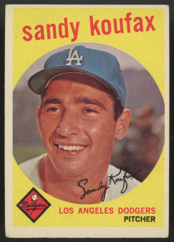 1959 Topps Sandy Koufax #163 VG "A"