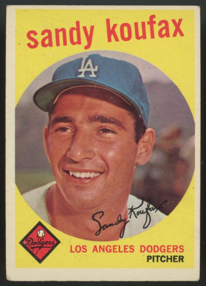 1959 Topps Sandy Koufax #163 VG "A"