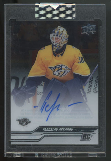 2023-24 Upper Deck Clear Cut Yaroslav Askarov RC Auto #CC-YA