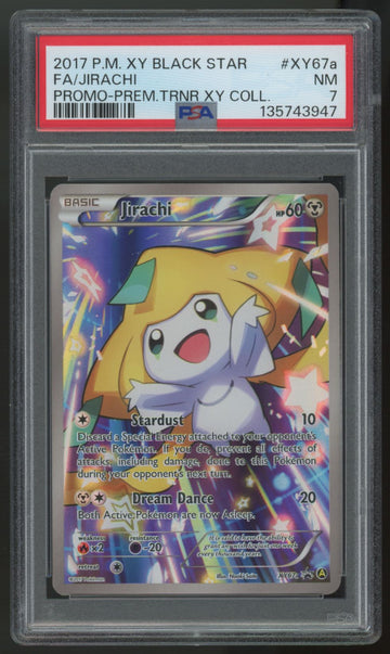 2017 Pokemon Jirachi Premium Collection Full Art Promo #XY67a PSA 7