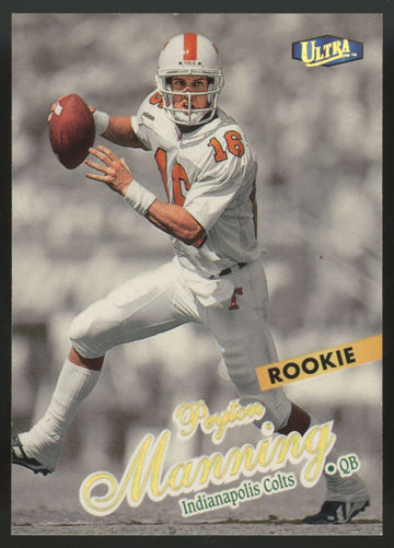 1998 Fleer Ultra Peyton Manning RC Gold Medallion Edition #201G