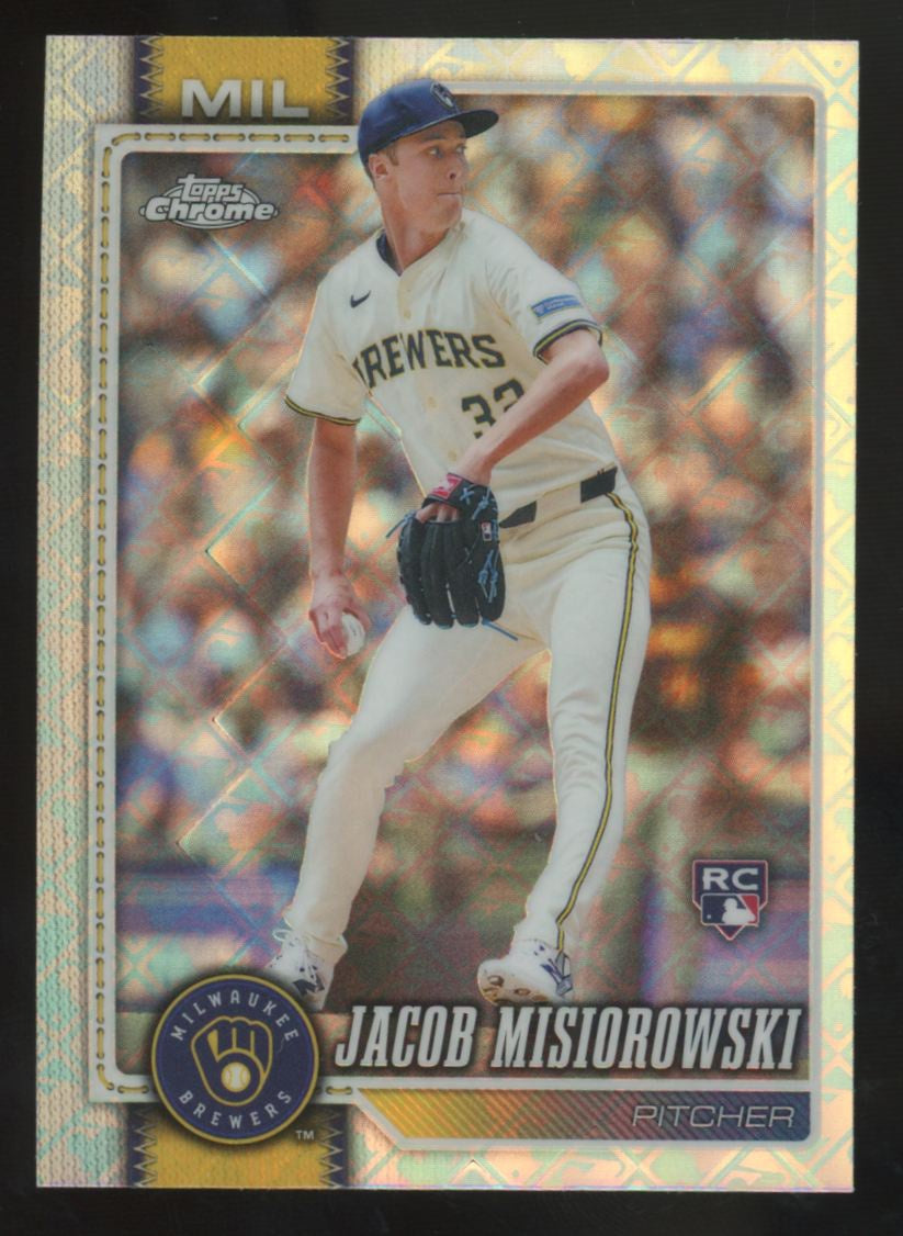 2026 Topps Chrome Logofractor Jacob Misiorowski RC #196