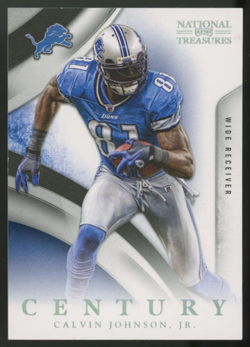 2009 Panini National Treasures Calvin Johnson Jr Century /10 #33