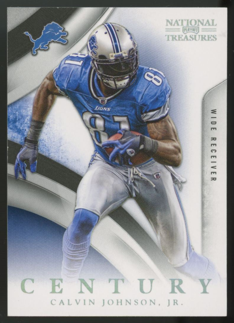 2009 Panini National Treasures Calvin Johnson Jr Century /10 #33