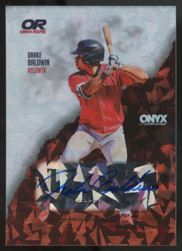 2024 Onyx Rips Drake Baldwin Cracked Ice Auto /465 #RADRBA "A"