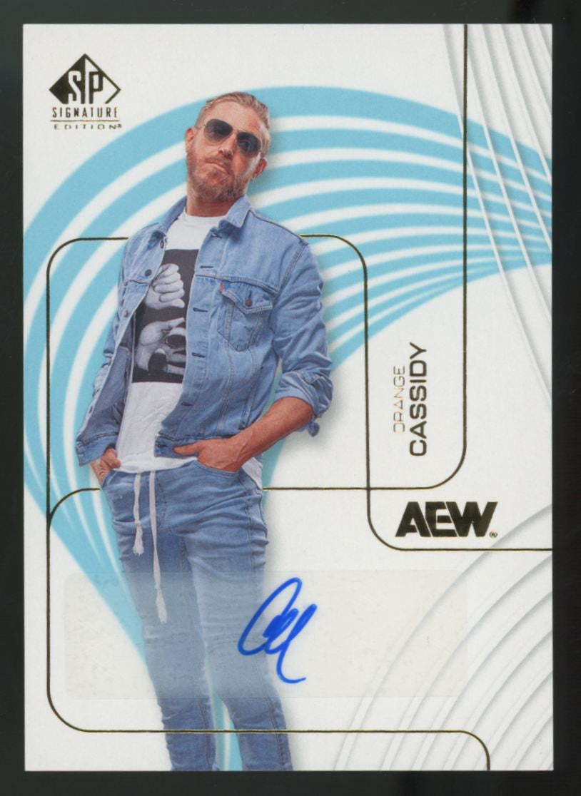 2025 Upper Deck AEW SP Signature Orange Cassidy Auto #75