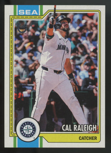 2026 Topps Series One Cal Raleigh Vintage Stock Variation /99 #140