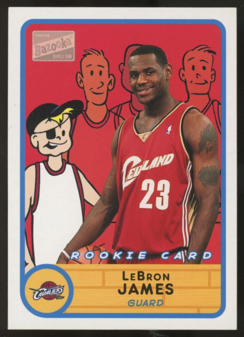 2003-04 Topps Bazooka LeBron James RC #276 *READ