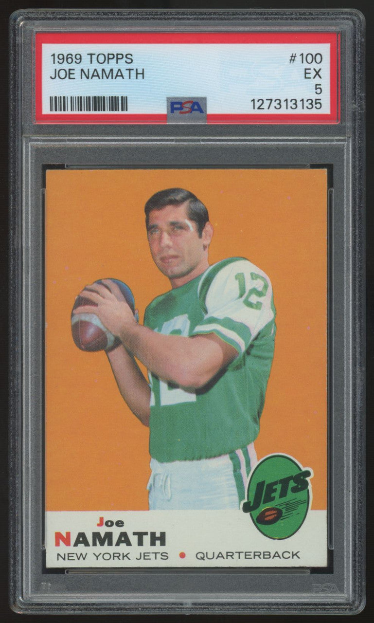 1969 Topps Joe Namath #100 PSA 5 *135