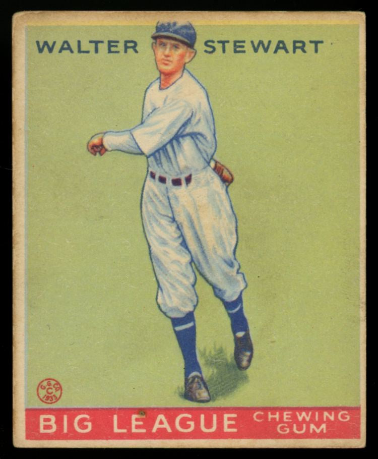 1933 Goudey Walter Stewart #146 VG-EX