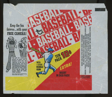 1970 Topps Baseball Wax Pack Wrapper Only