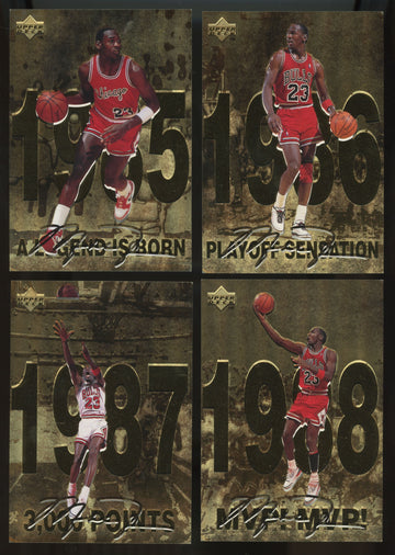 1997-98 Upper Deck Michael Jordan Gatorade Complete Set (12/12) EX-NM