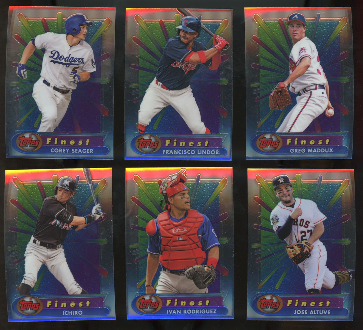 2017 Topps Finest Recreates Complete Set (20/20)