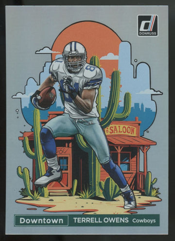 2024 Panini Donruss Terrell Owens Downtown SSP #8 "B"