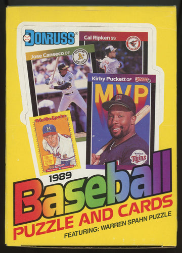 1989 Donruss Baseball Wax Box 36 Sealed Packs