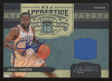 2009-10 Timeless Treasures James Harden RC NBA Apprentice Patch Auto RPA /50 #3