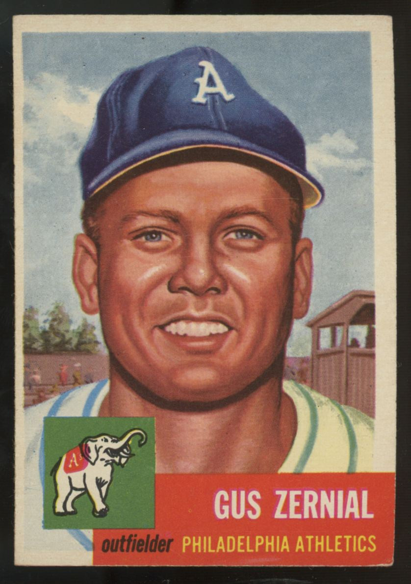 1953 Topps Gus Zernial #42 EX