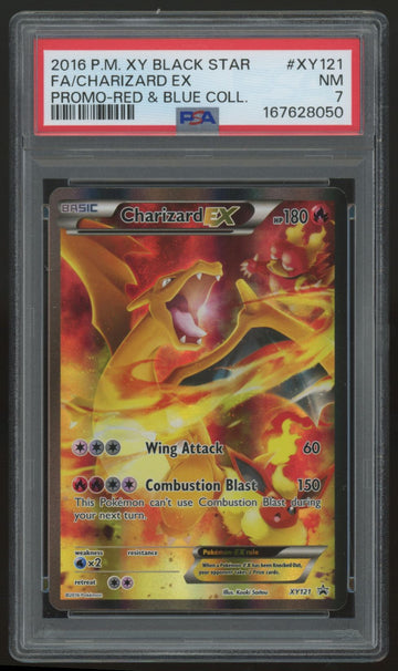 2018 Pokemon Charizard EX Black Star Promo #XY121 PSA 7