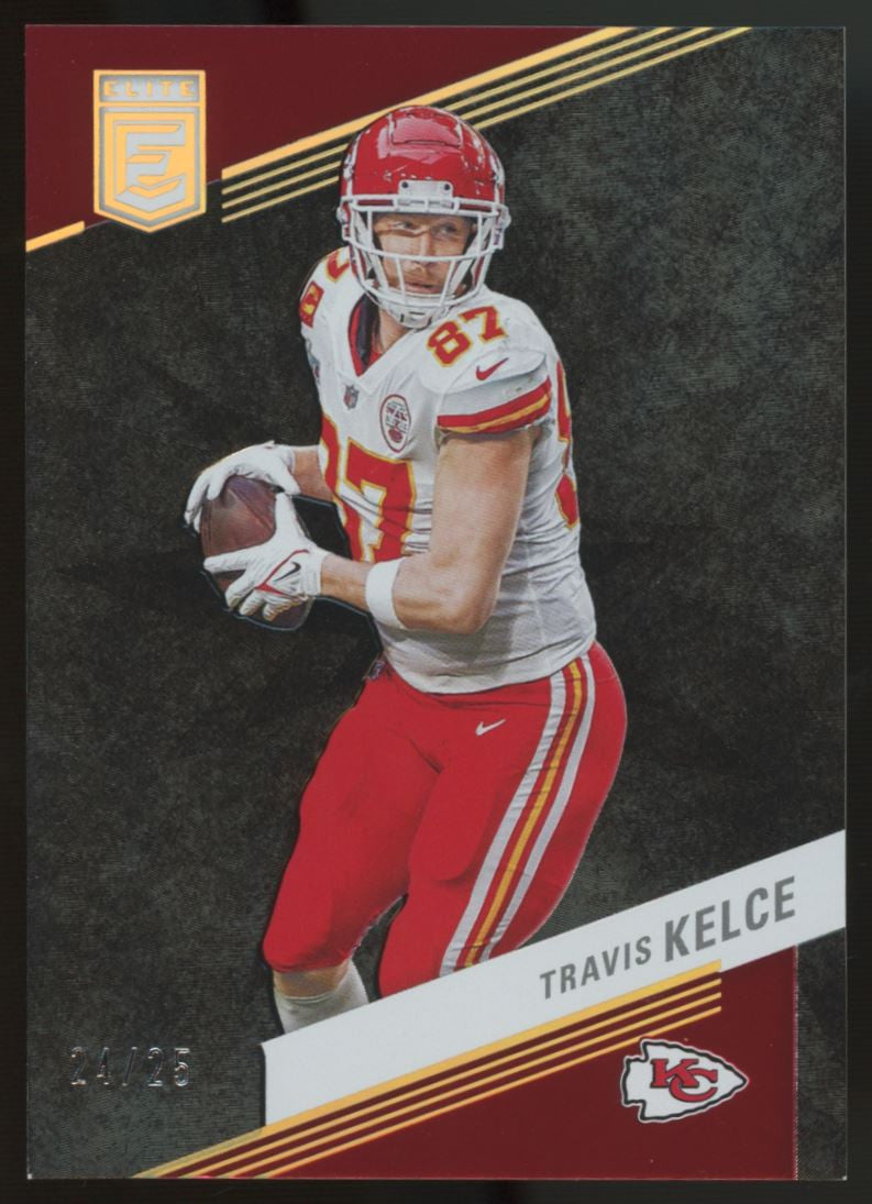 2023 Donruss Elite Travis Kelce Black /25 #96
