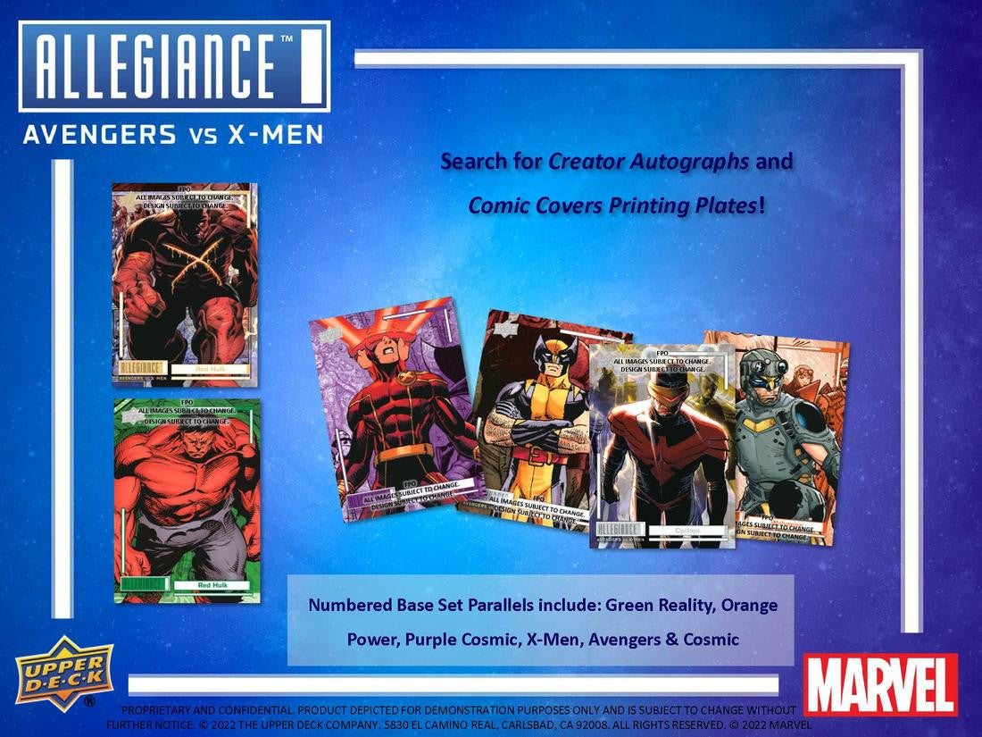 2023 Upper Deck Marvel Allegiance: Avengers vs X-Men Case (12)