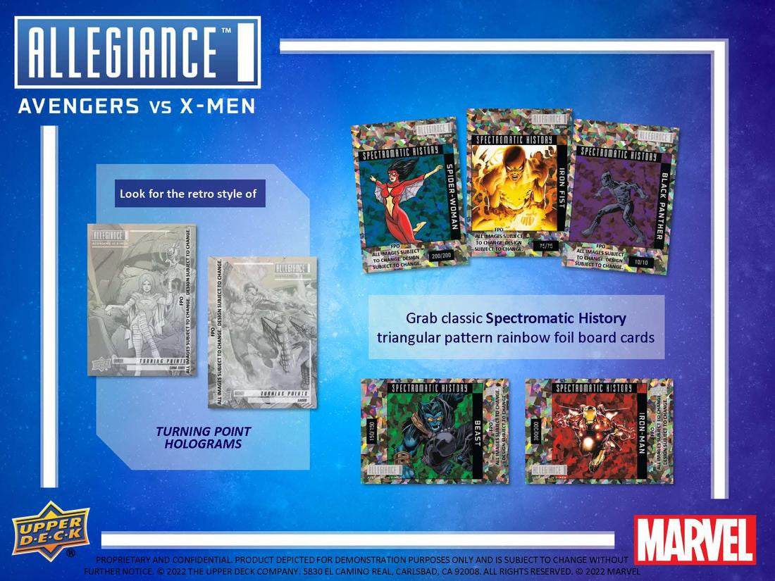 2023 Upper Deck Marvel Allegiance: Avengers vs X-Men Case (12)