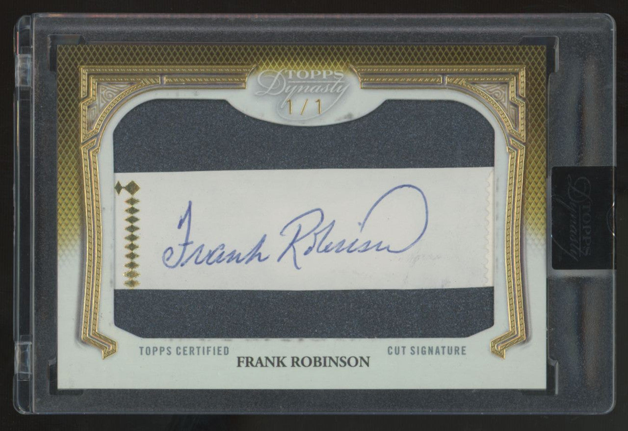 2023 Topps Dynasty Frank Robinson Cut Signature Auto 1/1 #CS-FR