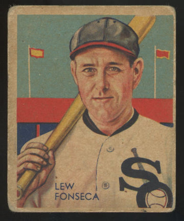 1934 National Chicle Lew Fonseca Diamond Stars #7 Good