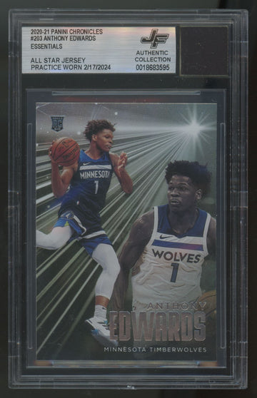 2020-21 Chronicles Anthony Edwards RC Essentials Patch Jersey Fusion Authentic