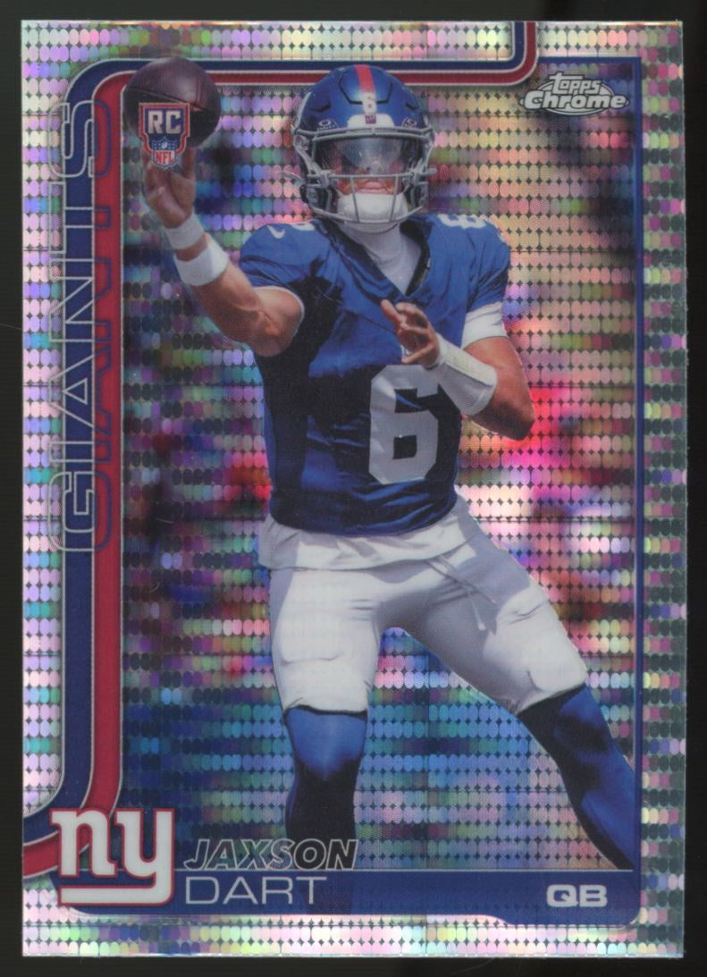 2025 Topps Chrome Jaxson Dart RC Pulsar Refractor #306 "A"