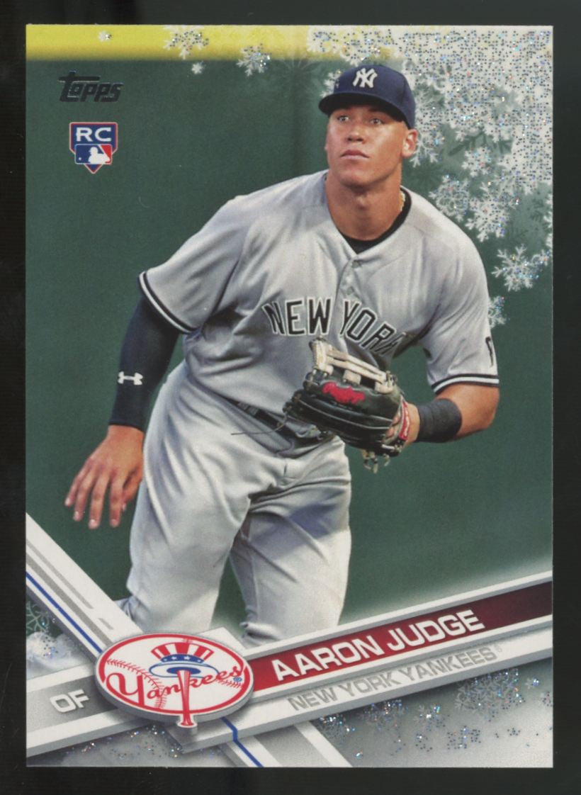 2017 Topps Holiday Walmart Aaron Judge RC #HMW99 "A"