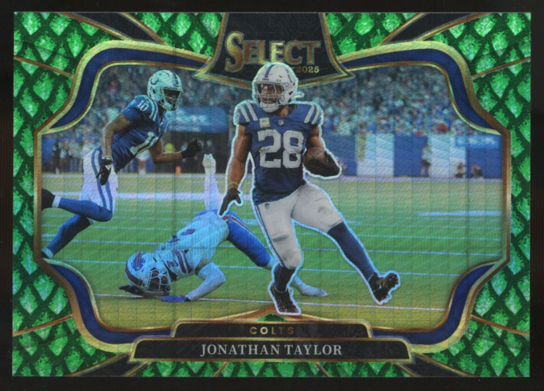 2025 Panini Select Jonathan Taylor Field Level Dragon Scale Prizm /50 #431