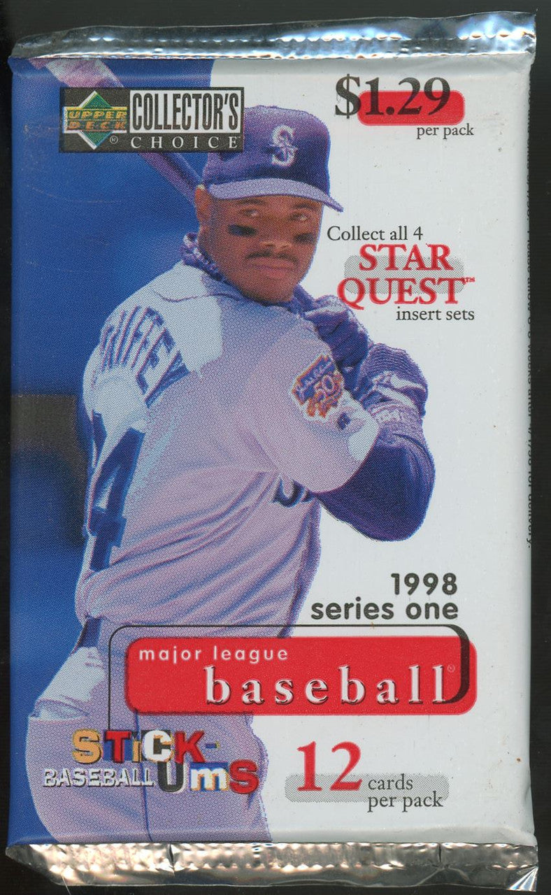 1998 Collector's Choice Series 1 Baseball Lot of 19 Sealed Packs