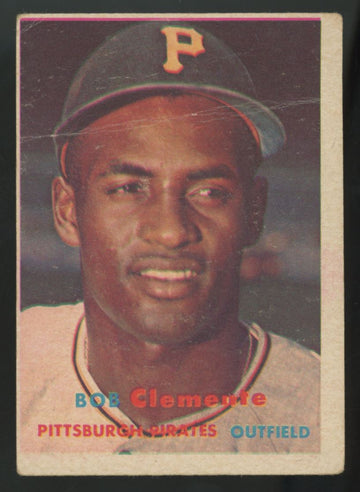 1957 Topps Roberto Bob Clemente #76 F/G (Crease)