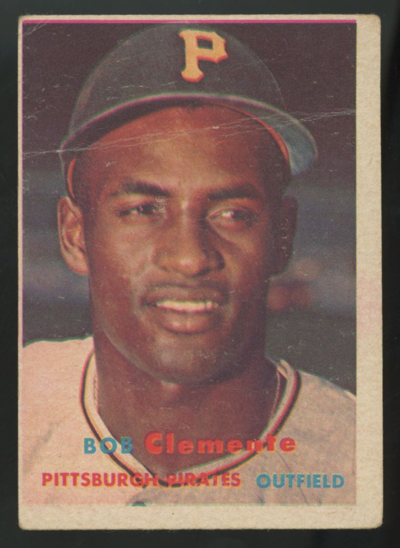 1957 Topps Roberto Bob Clemente #76 F/G (Crease)