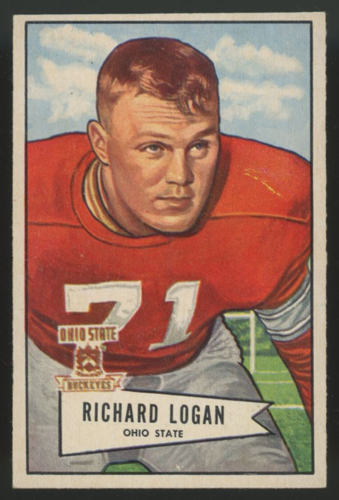 1952 Bowman Small Richard Logan #67 EX+