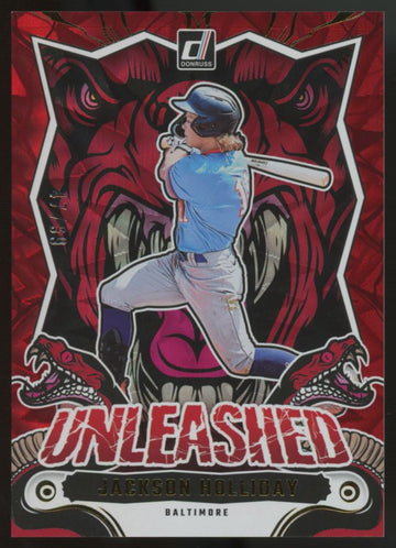 2024 Donruss Jackson Holliday RC Unleashed Red /99 #5