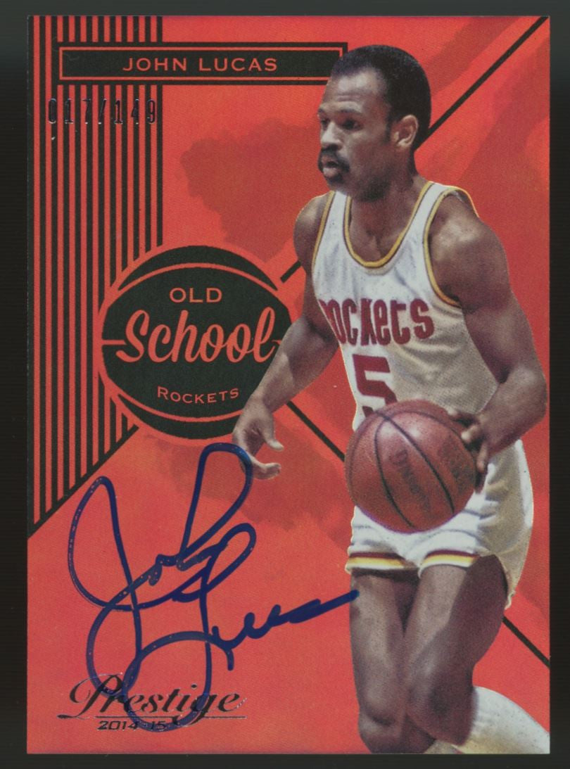 2014-15 Prestige John Lucas Old School Auto /149 #47