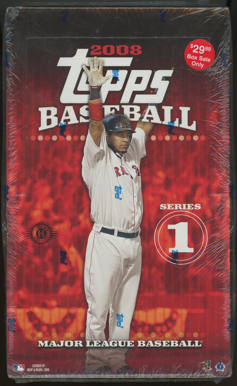 2008 Topps Baseball Series 1 Hobby Box Factory Sealed
