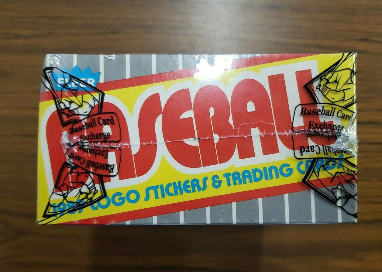 1989 Fleer BBCE Sealed Wrapped Box FASC From A Sealed Case ~ Error Code 83342