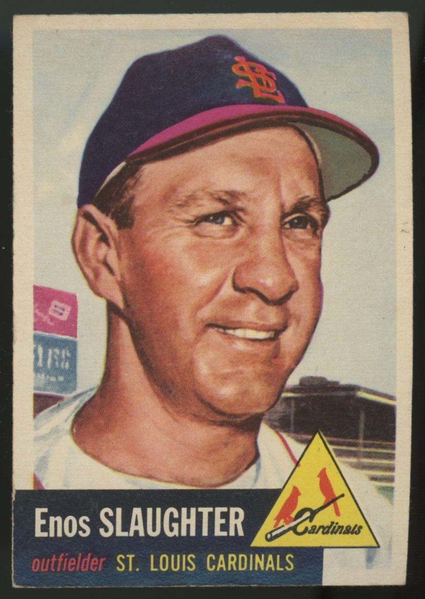 1953 Topps Enos Slaughter #41 EX