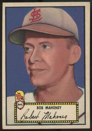 1952 Topps Bob Mahoney Black Back #58 EX