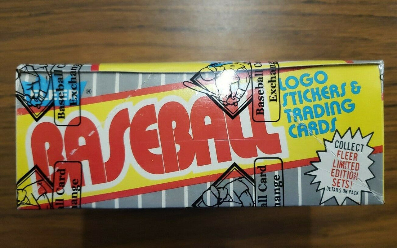1989 Fleer BBCE Sealed Wrapped Box FASC From A Sealed Case ~ Error Code 83342