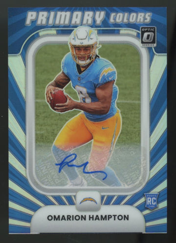 2025 Donruss Optic Omarion Hampton RC Primary Colors Auto /199 #8