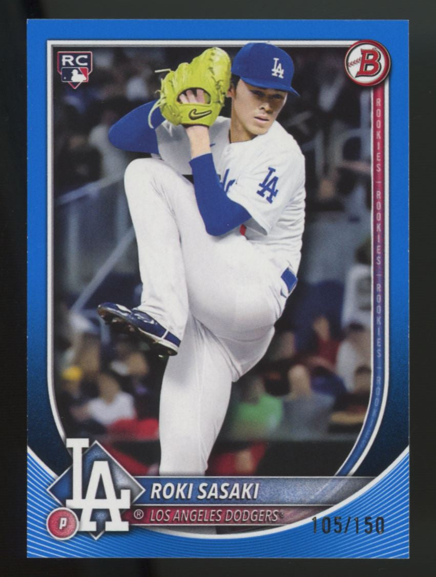 2025 Bowman Roki Sasaki RC Blue /150 #12