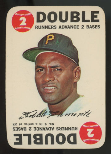 1968 Topps Game Roberto Clemente #6 EX